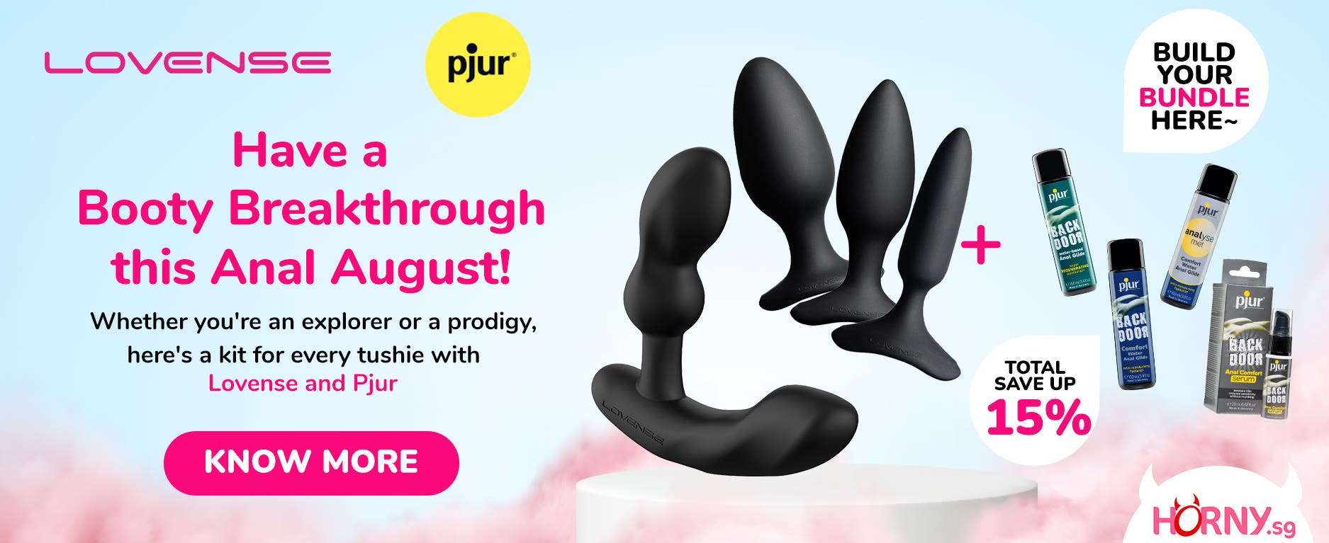 Lovense + Pjur 15% off Anal Aug